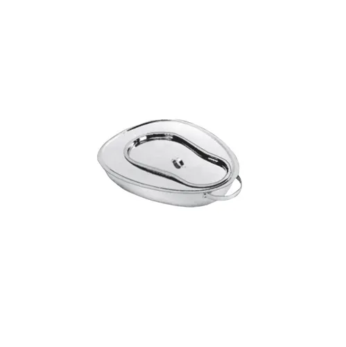 Bed Pan with Lid – Stainless Steel